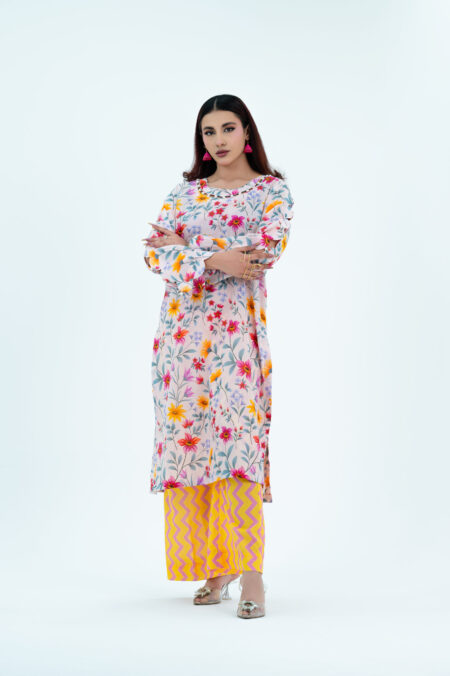 Ranaai Blush Pink Floral 2-Piece